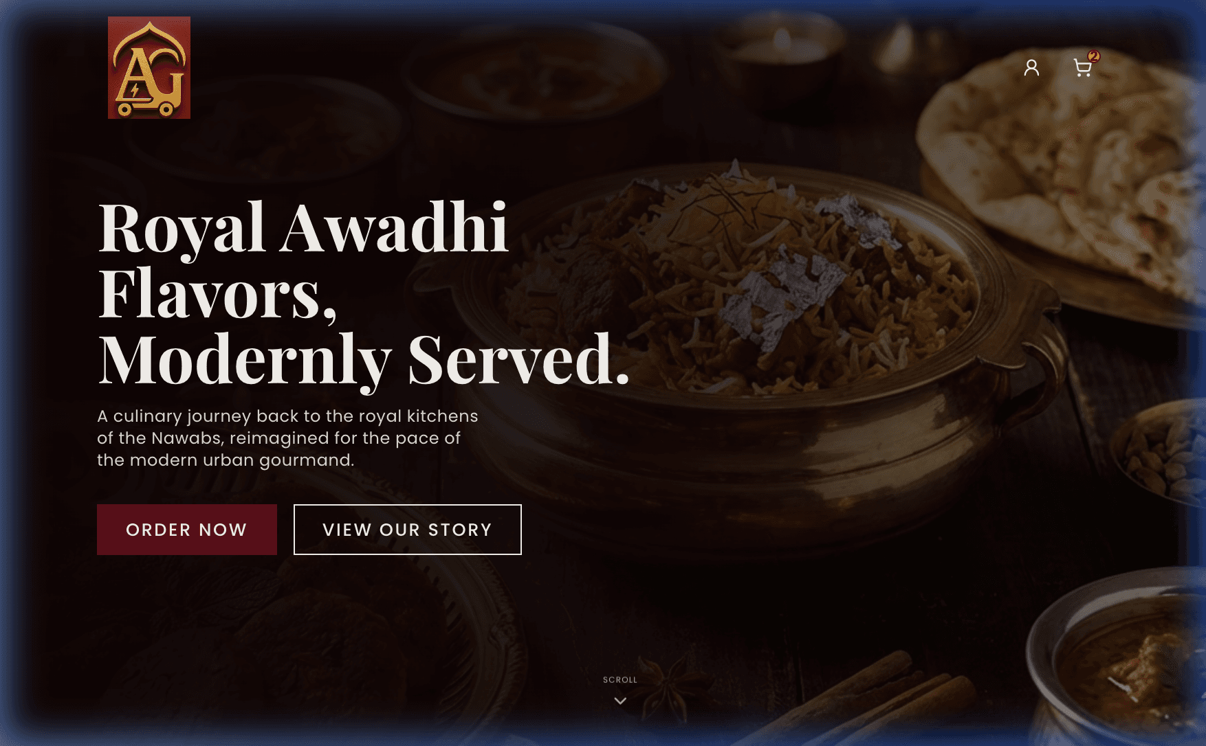 Awadh Gully — Restaurant Website